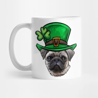 St Patricks Day Pug Mug